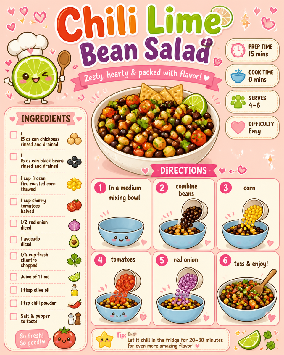 Chili Lime Bean Salad