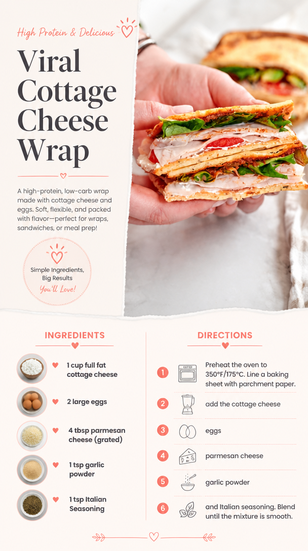 Viral Cottage Cheese Wrap