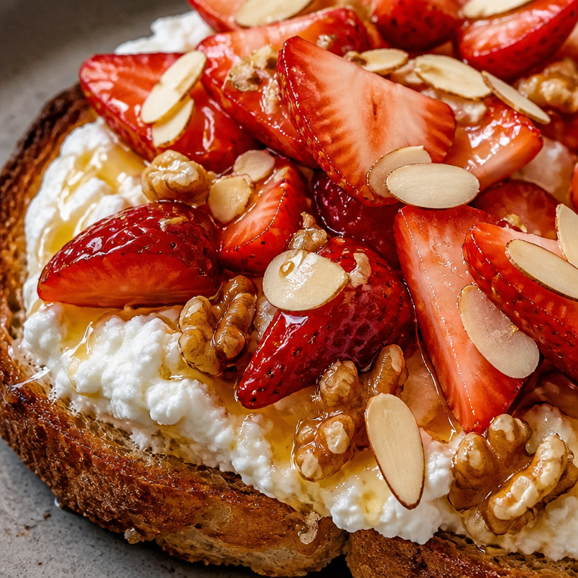 Ricotta Honey Toast