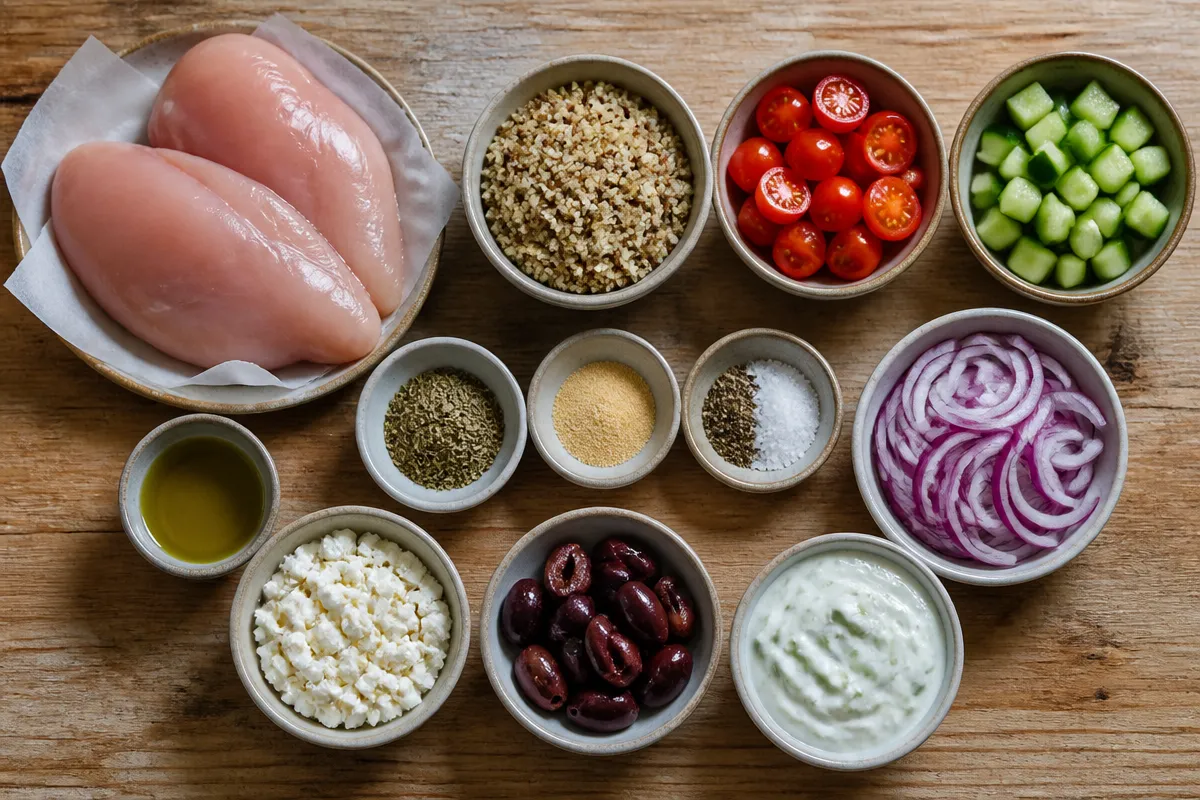 Minute Greek Chicken Bowl