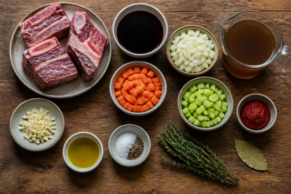 Red Wine Braised Short Ribs for Date Night