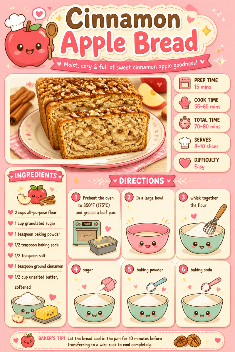 Cinnamon Apple Bread