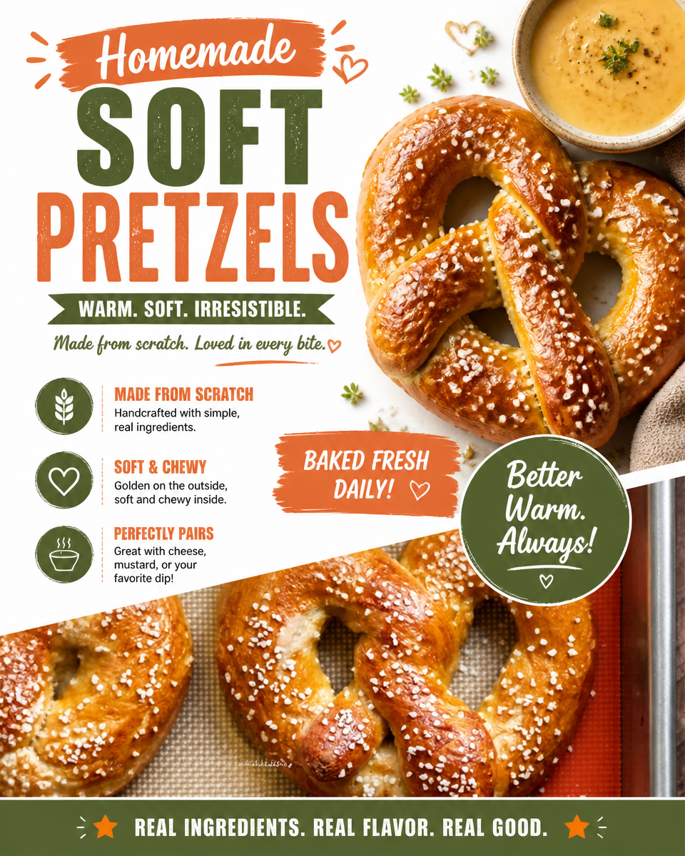 Homemade Soft Pretzels
