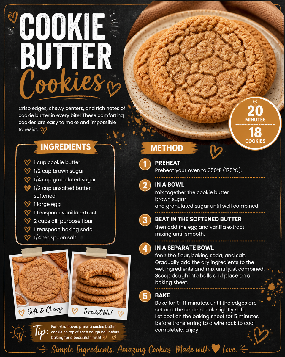 Cookie Butter Cookies