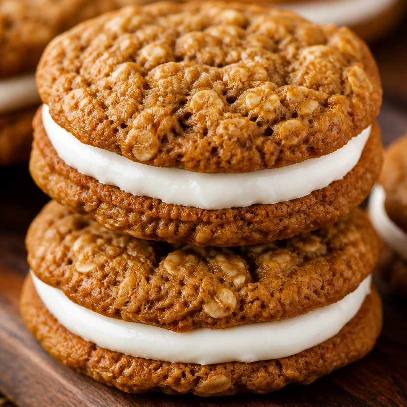 Homemade Oatmeal Cream Pies Recipe | Homemade Oatmeal Cookie Dessert, Recipe for Oatmeal Cream Pies, Oatmeal Cream Pie Dessert Recipes