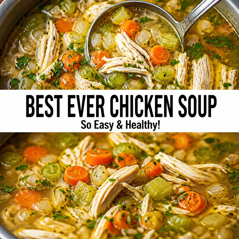 Easy and Healthy Homemade Chicken Soup