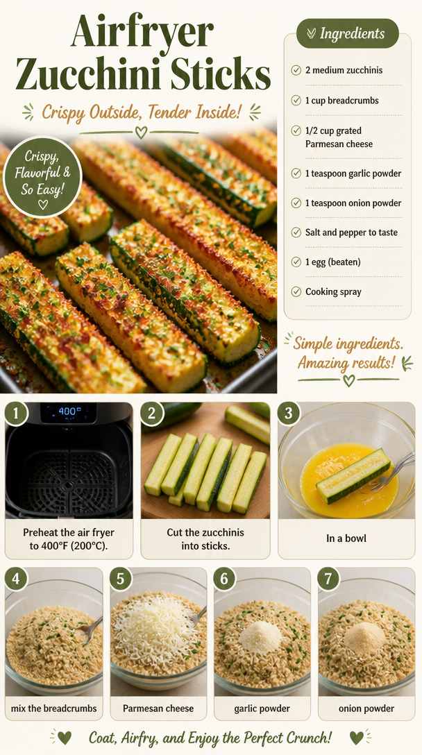 Airfryer Zucchini Sticks
