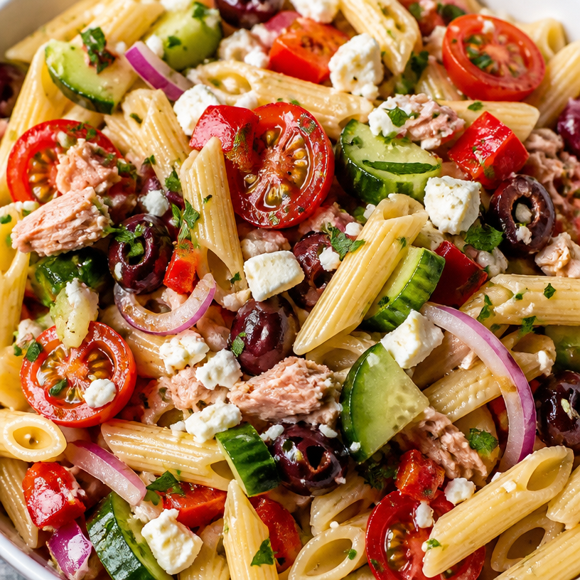 Mediterranean Tuna Pasta Salad