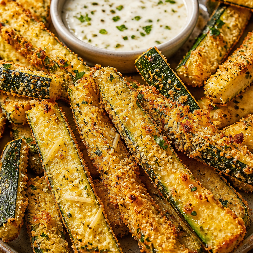 Baked Parmesan Zucchini Fries