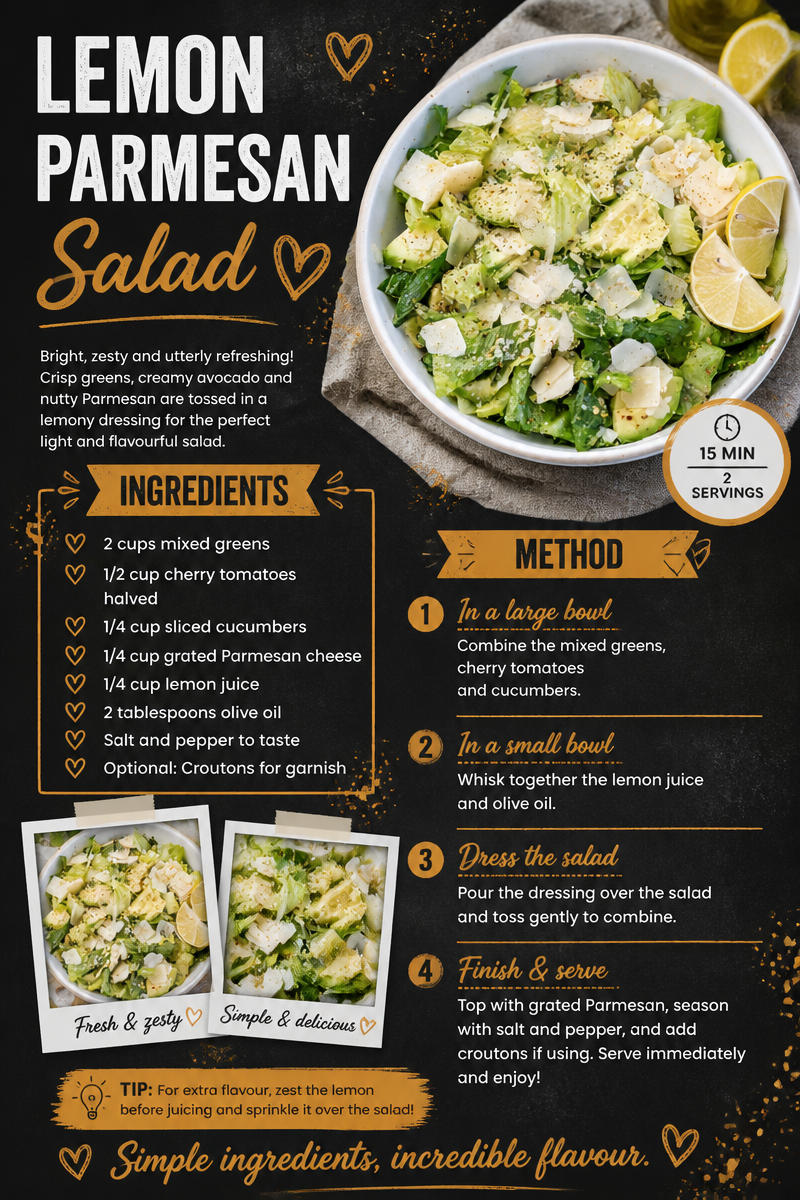 Lemon Parmesan Salad