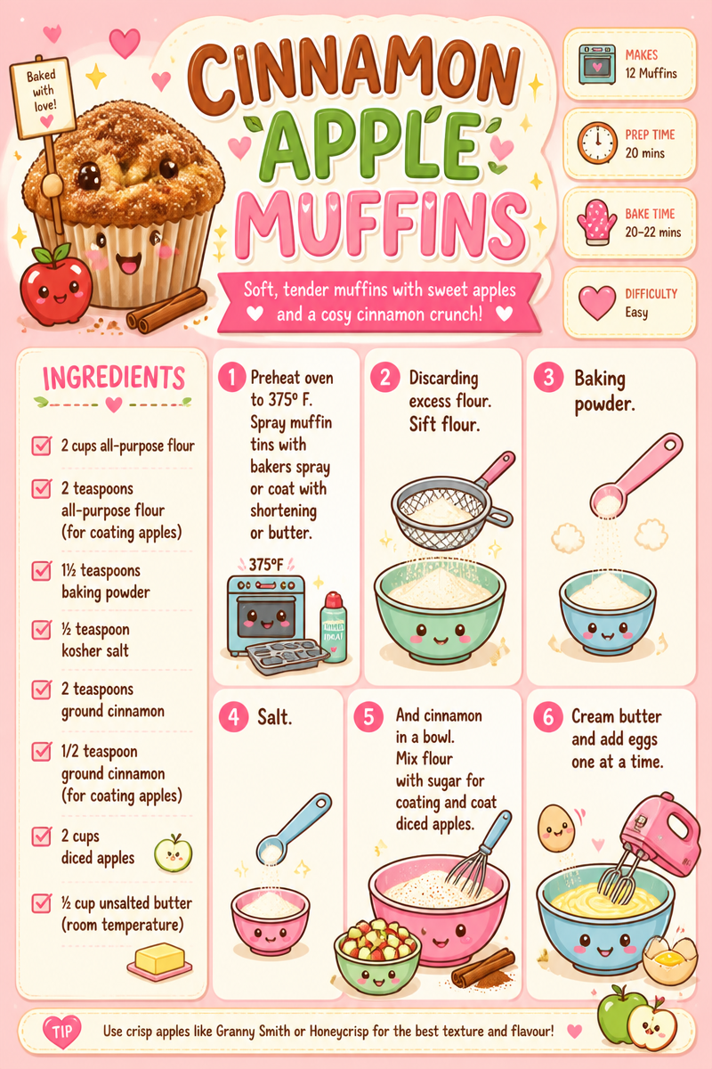 Cinnamon Apple Muffins