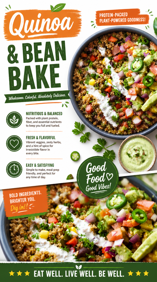 Quinoa and Bean Bake