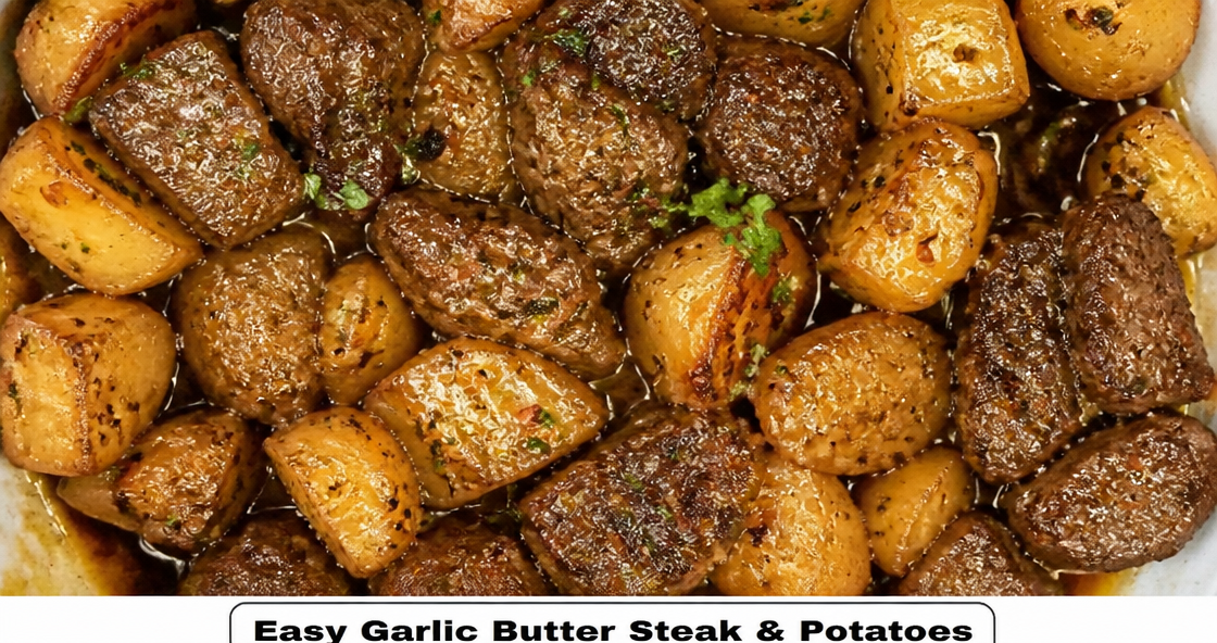 Easy Garlic Butter Steak and Potatoes Recipe for Family Dinner