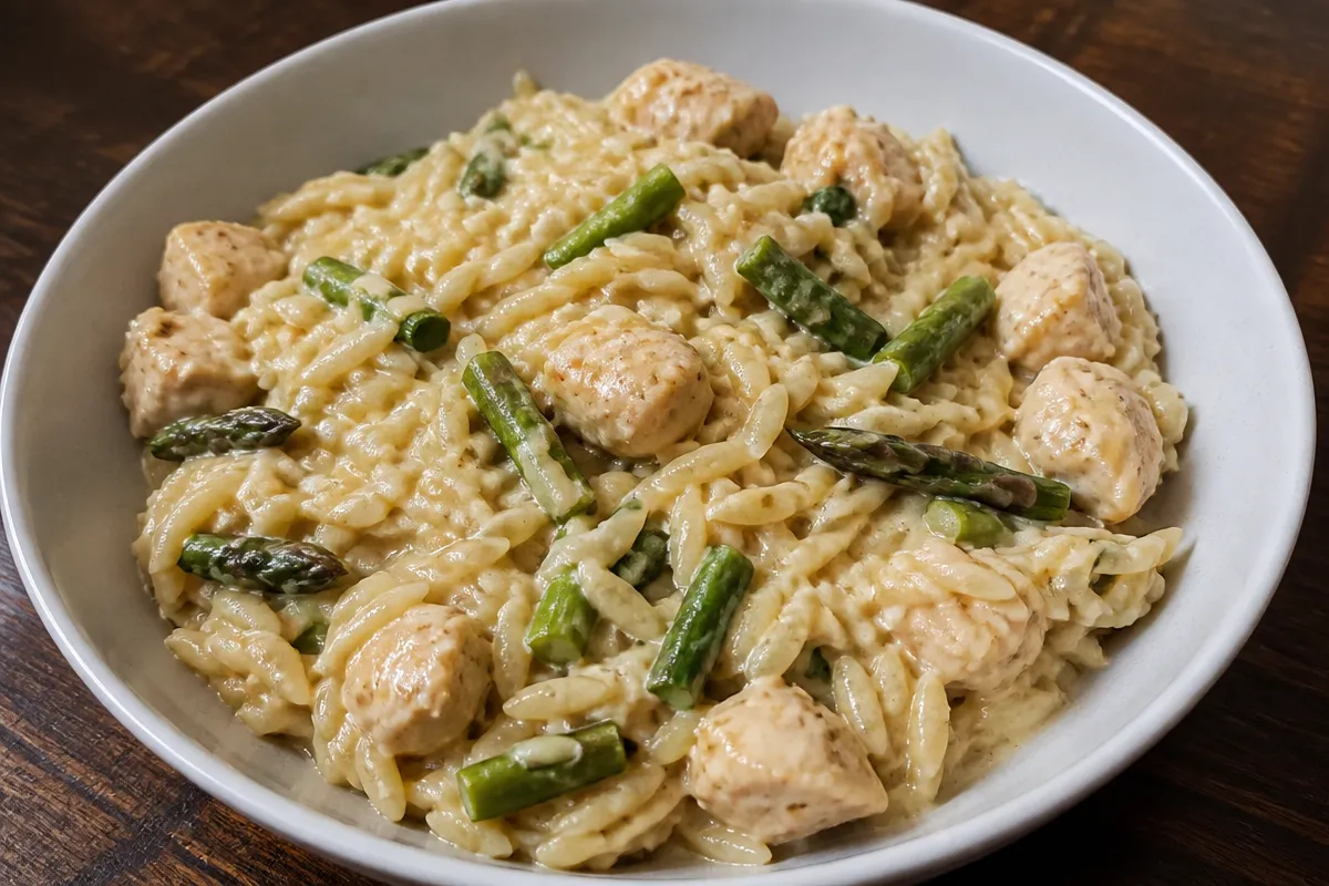 High Protein Chicken Orzo