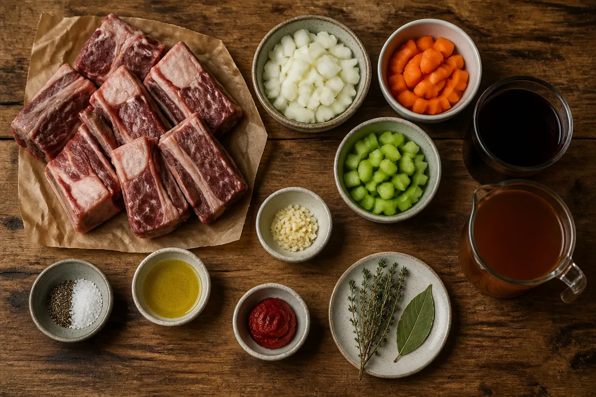 French Style Braised Short Ribs
