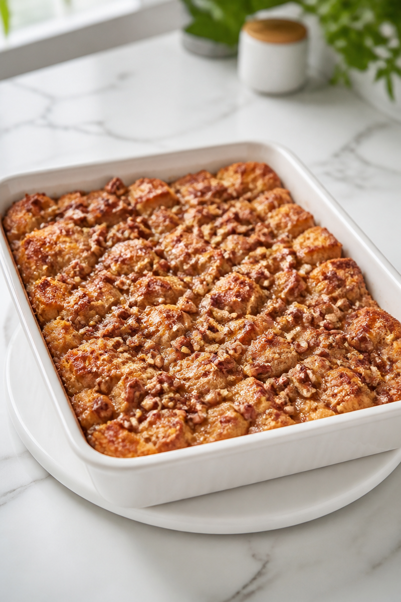 Maple Pecan Fall Breakfast Bake Maple Pecan Fall Breakfast Bake