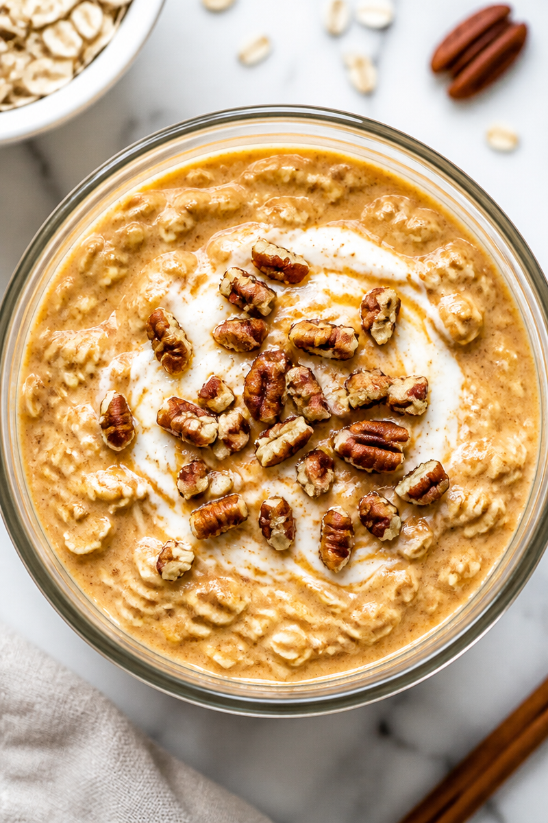 Pumpkin Spice Overnight Oats Jar Pumpkin Spice Overnight Oats Jar