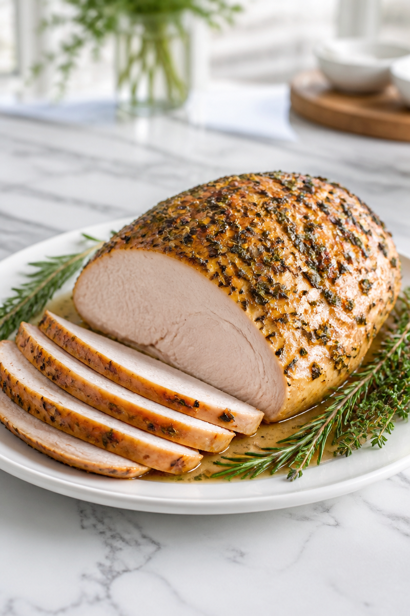 Herb Roasted Turkey Breast Low Sodium
