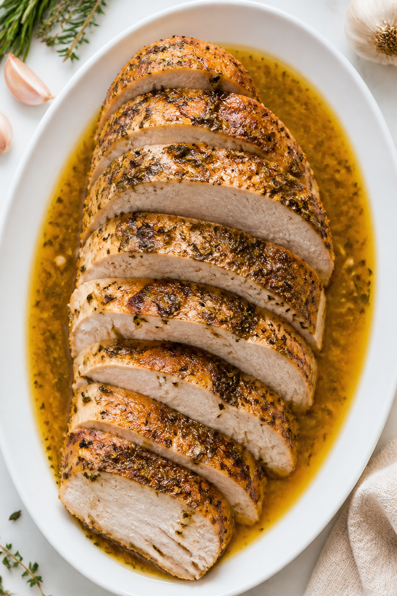 Herb Roasted Turkey Breast Low Sodium