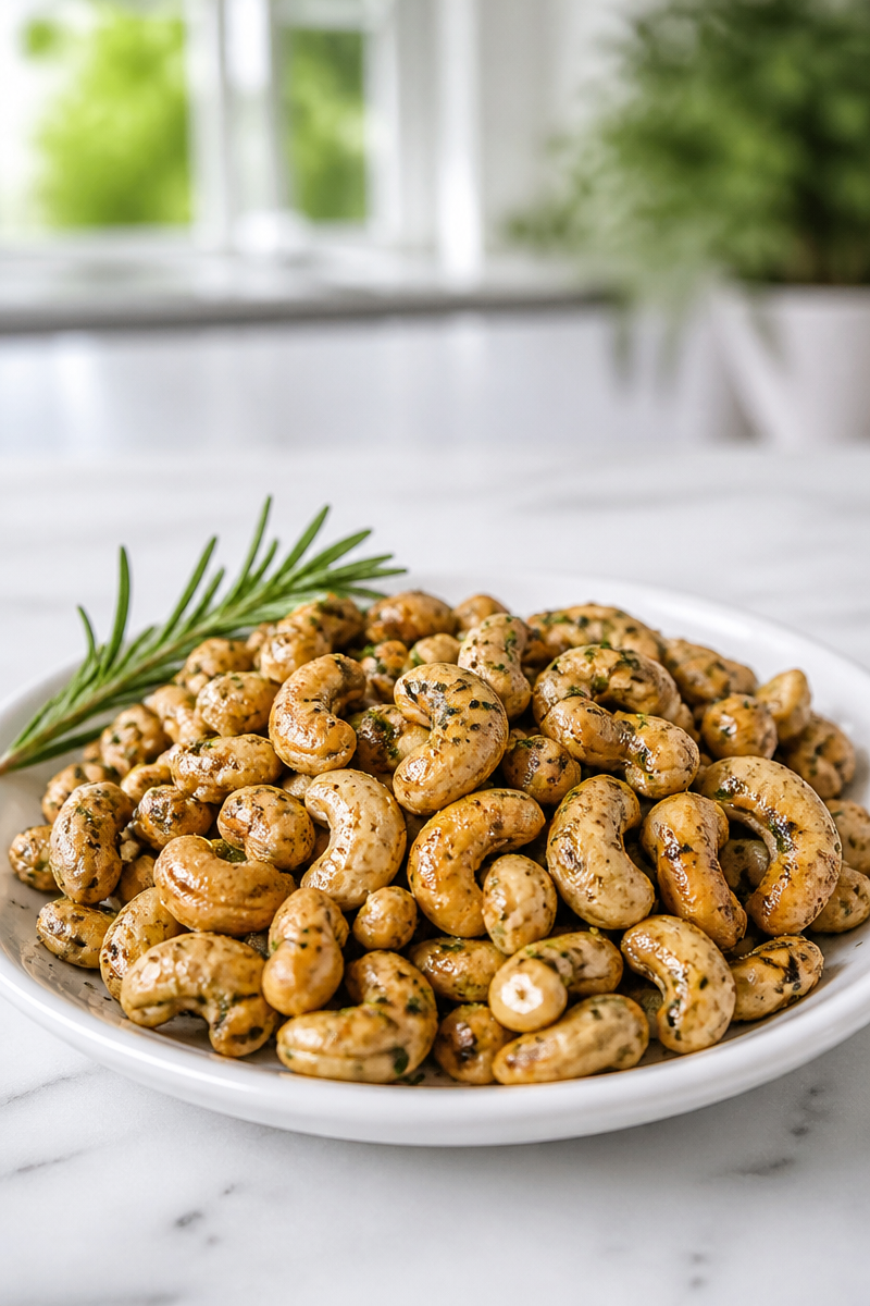 Rosemary Toasted Cashew Salt Pepper