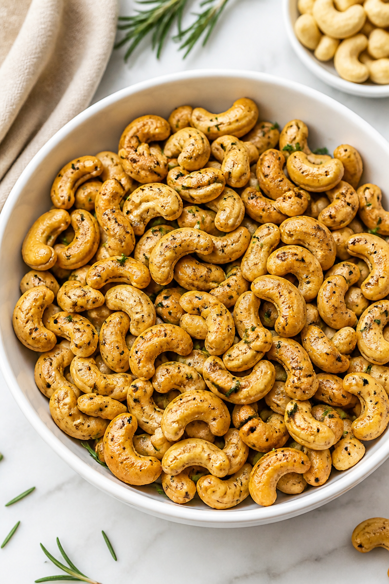 Rosemary Toasted Cashew Salt Pepper