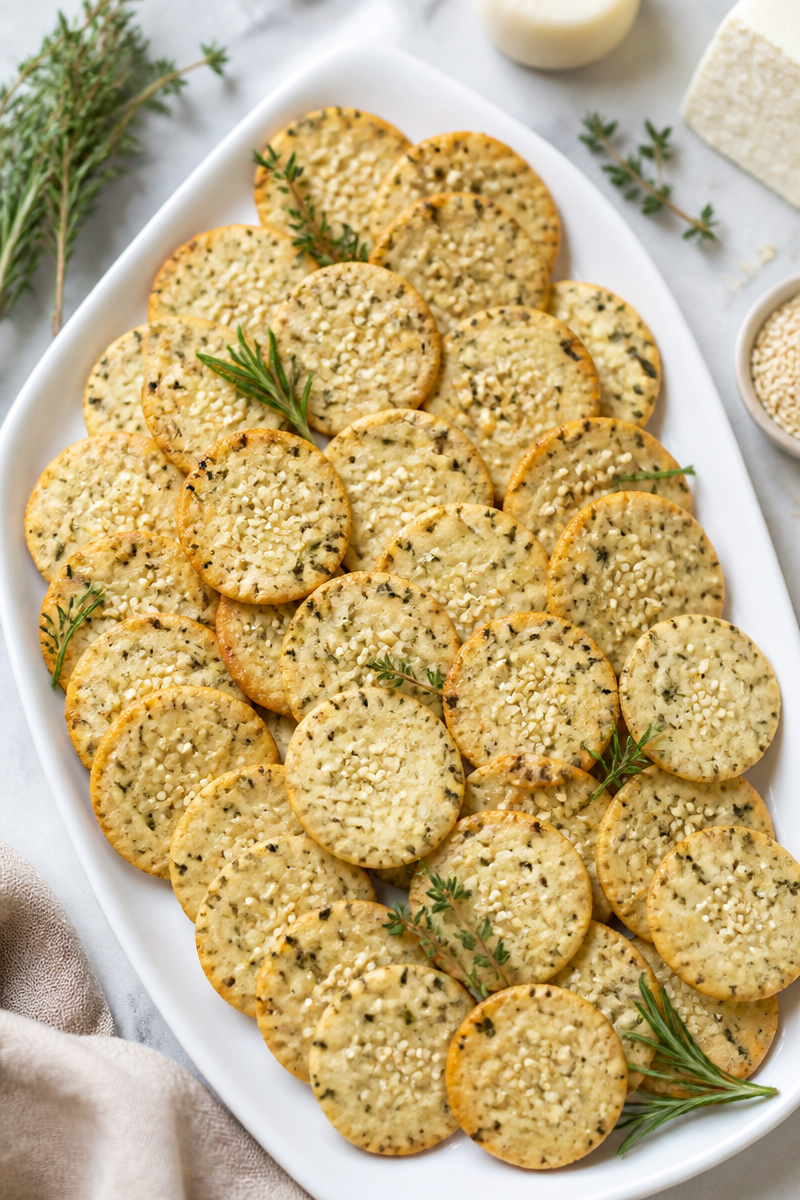 Goat Cheese Herb Cracker Wine Pairing