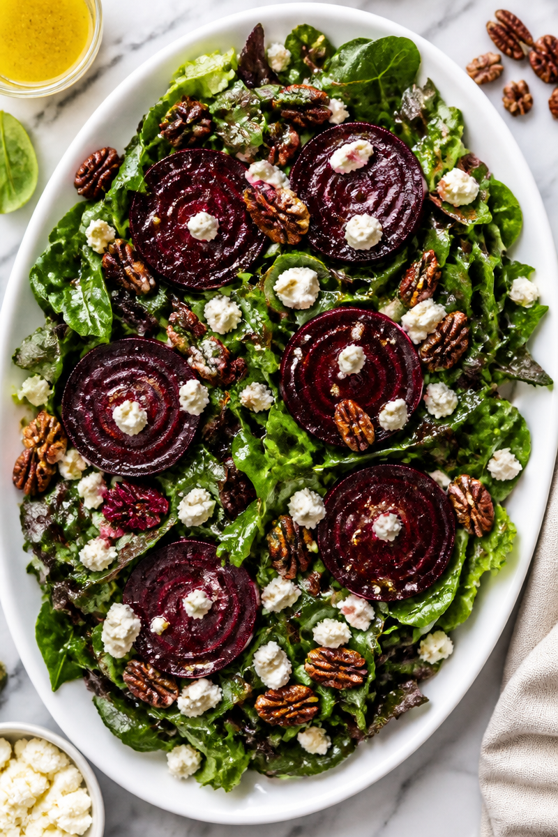 Champagne Vinaigrette Roasted Beet Salad