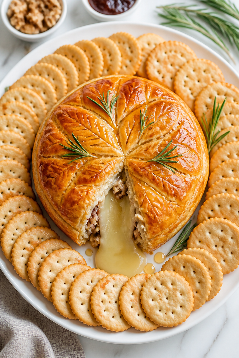 Baked Brie Puff Pastry Sauvignon Blanc