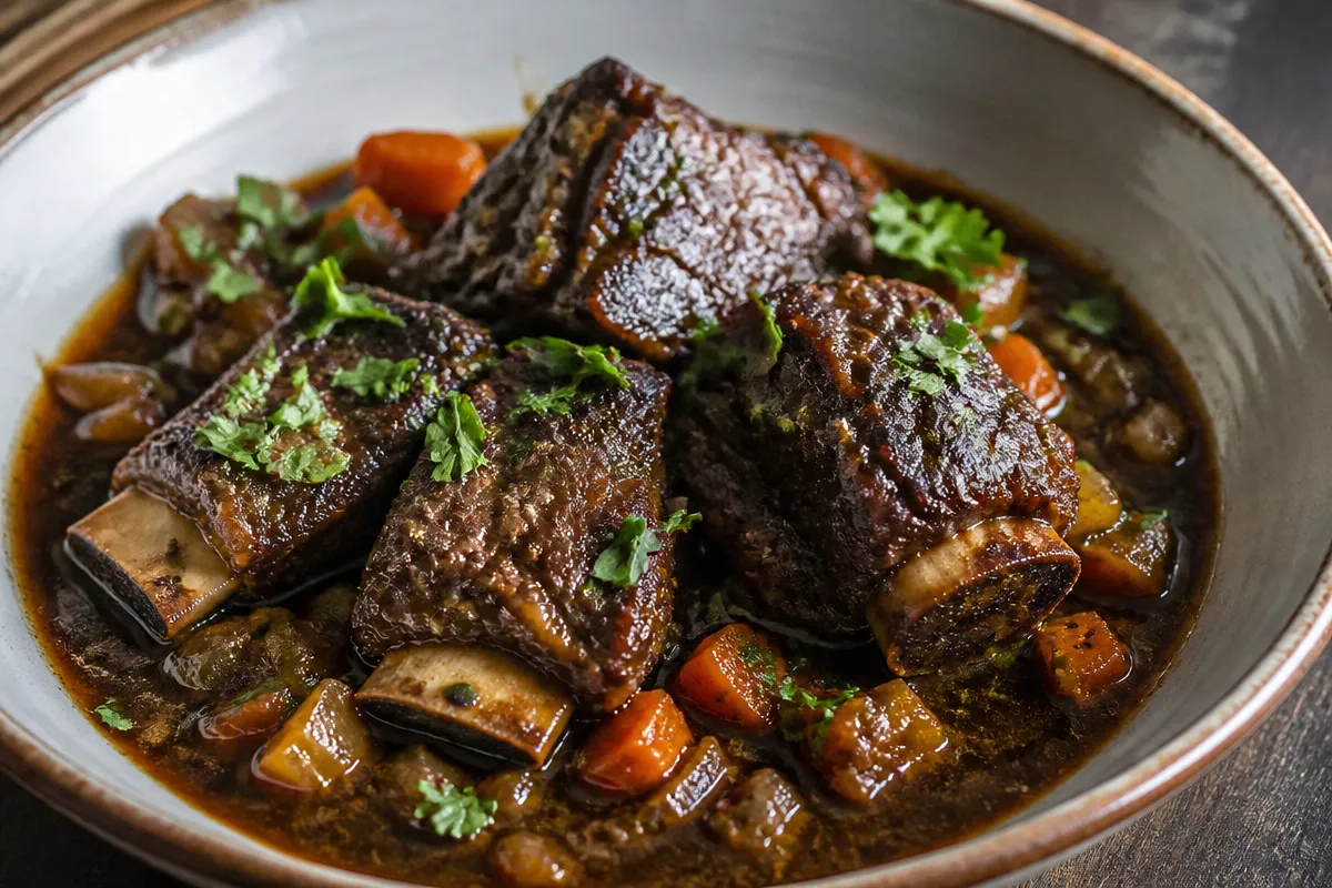Red Wine Braised Short Ribs for Weeknight Dinners