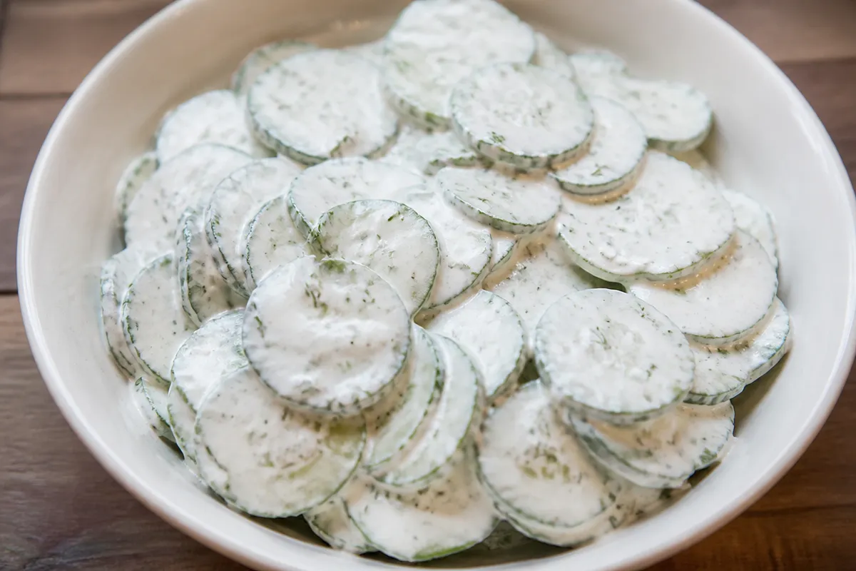 Creamy Cucumber Salad