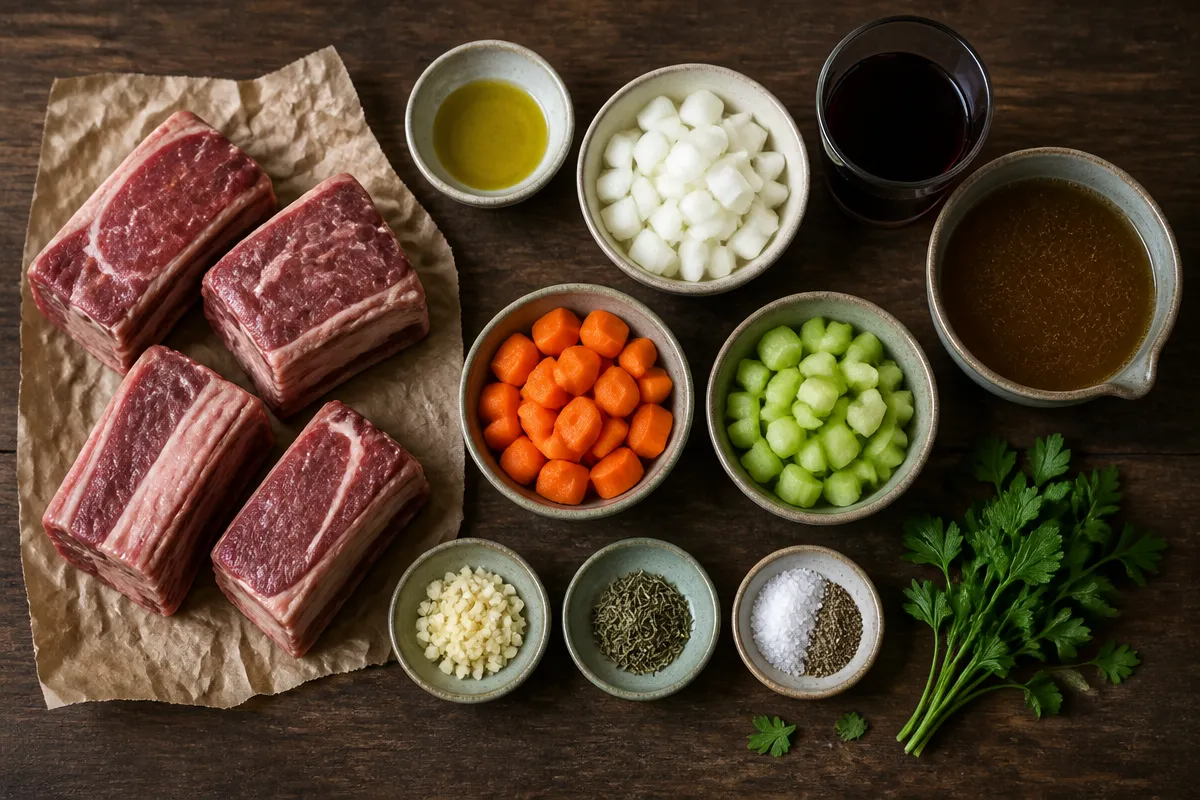 Red Wine Braised Short Ribs for Weeknight Dinners