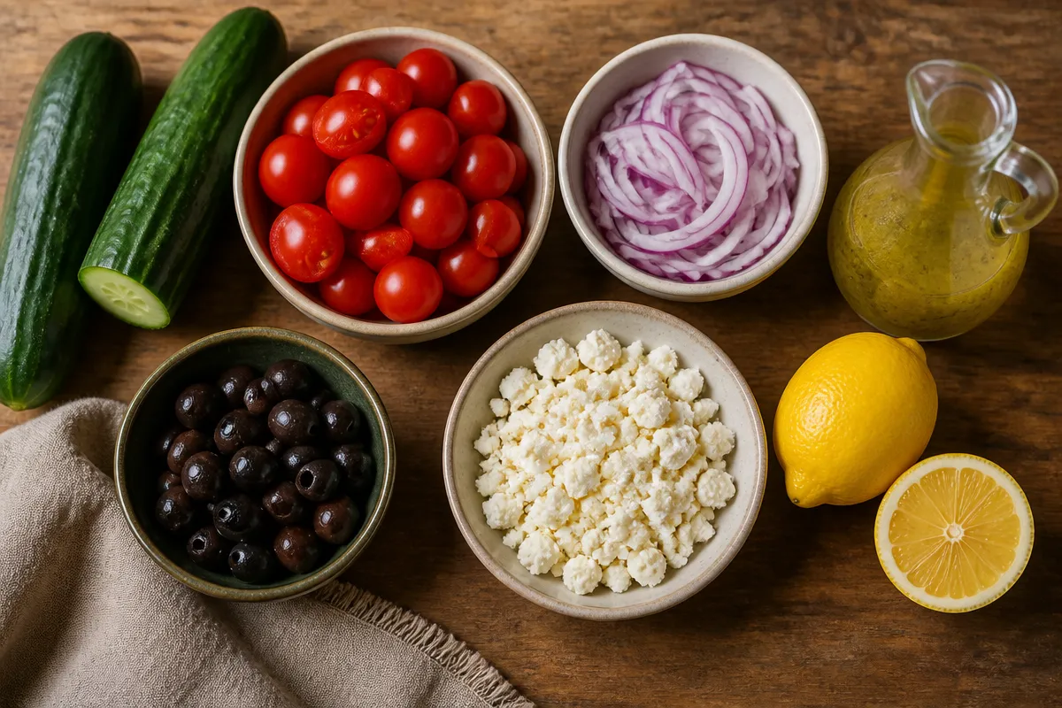 Mediterranean Cucumber Tomato Salad