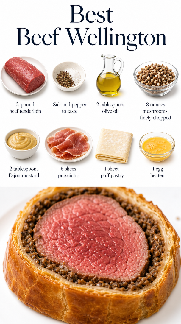 Easy Beef Wellington Recipe With Beef Tenderloin For Family Dinner