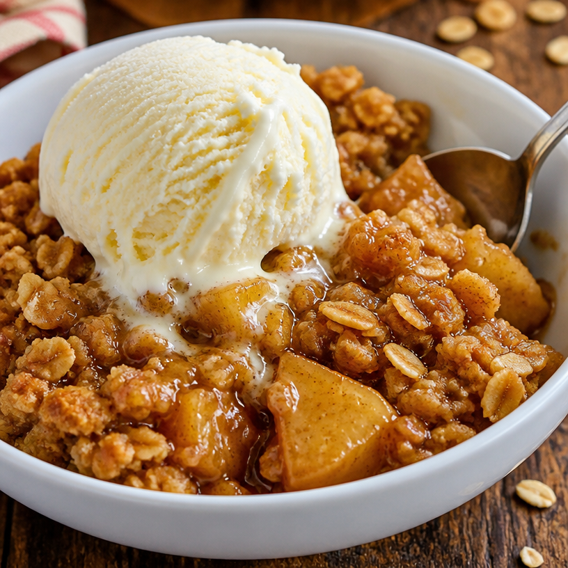 Easy Apple Crisp with Oat Topping