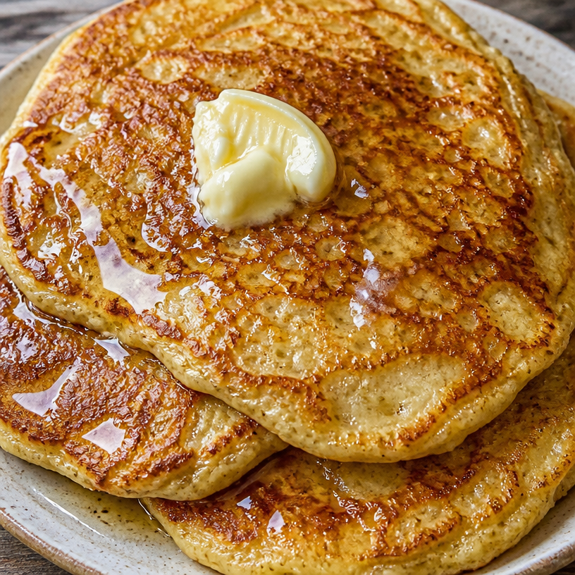 Easy Cottage Cheese Banana Pancakes