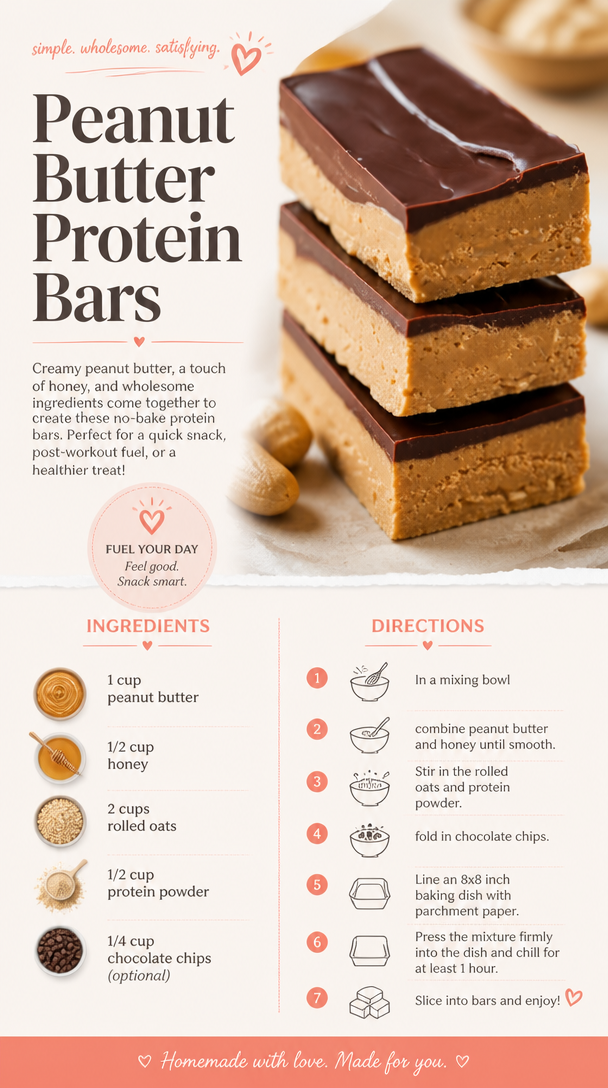 Peanut Butter Protein Bars