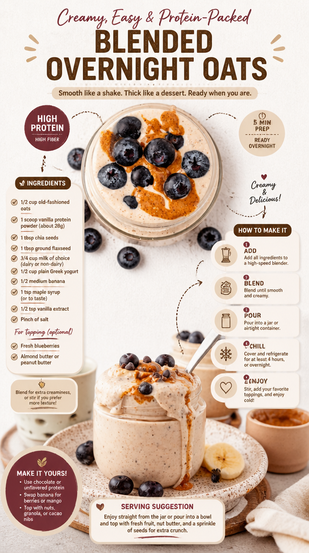 Blended Overnight Oats