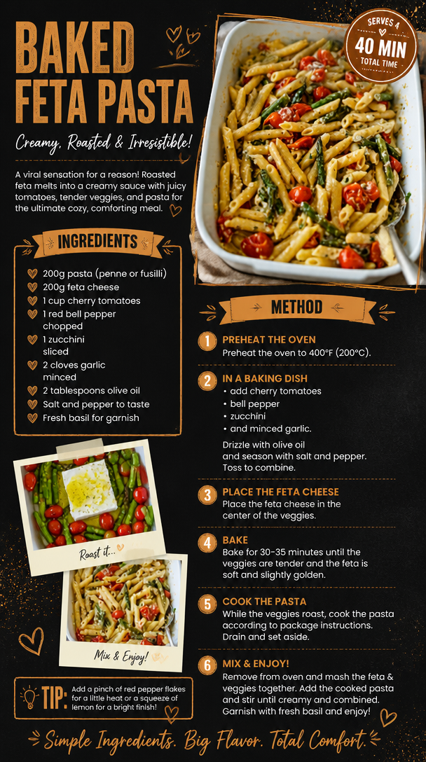 Baked Feta Pasta