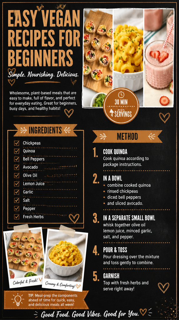Easy Vegan Recipes for Beginners