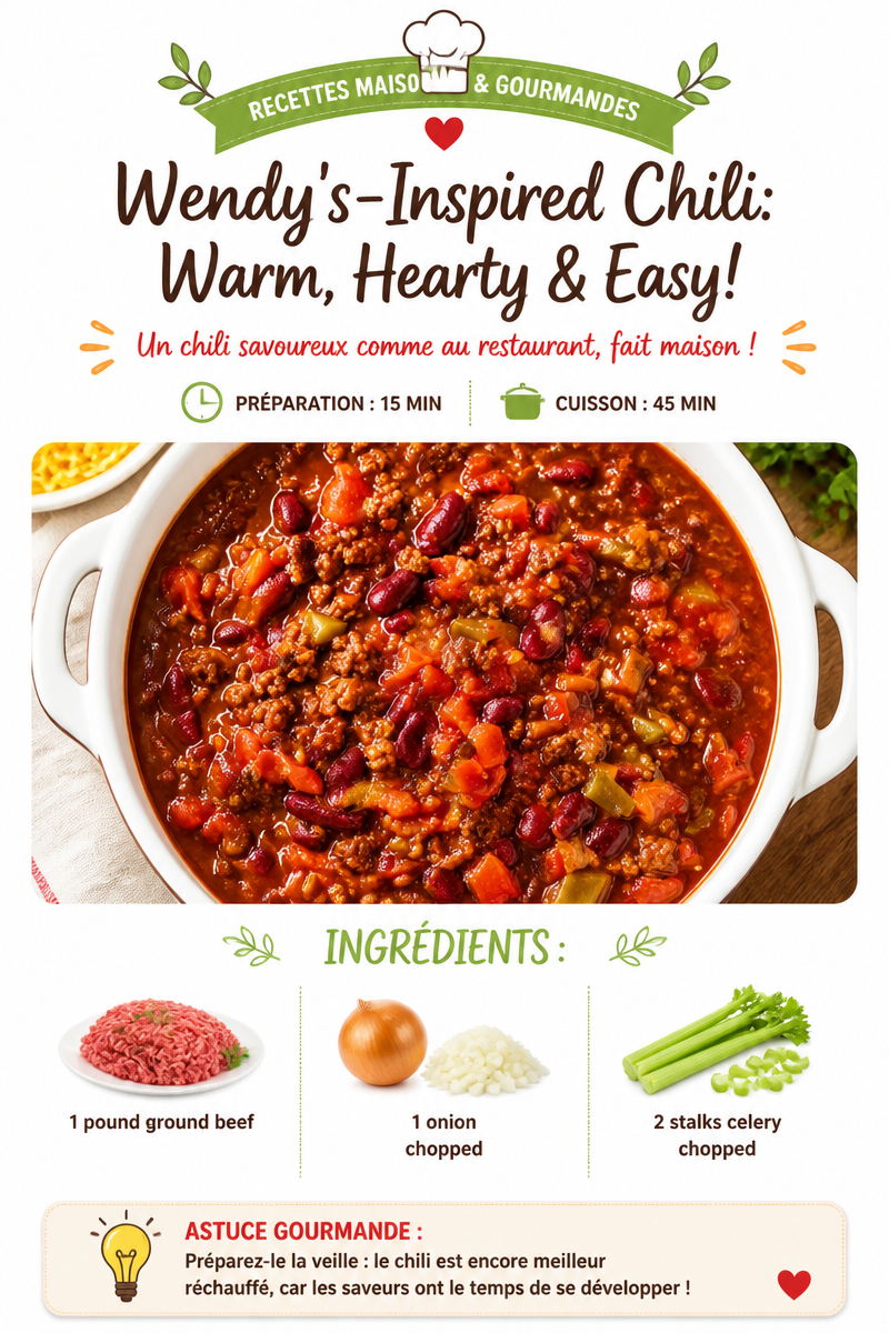 Wendy's-Inspired Chili: Warm, Hearty & Easy!