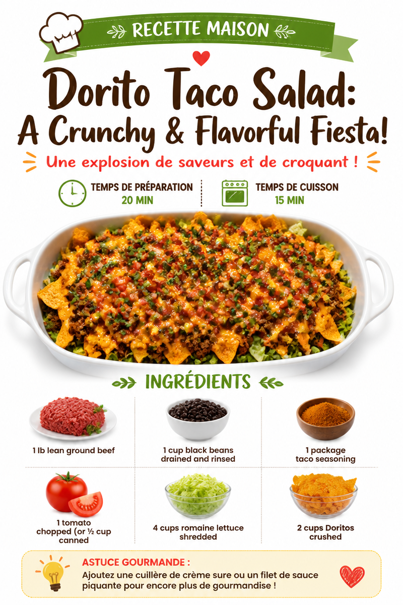 Dorito Taco Salad: A Crunchy & Flavorful Fiesta!