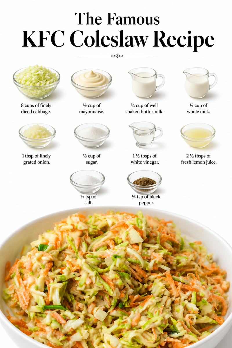 The Famous KFC Coleslaw Recipe