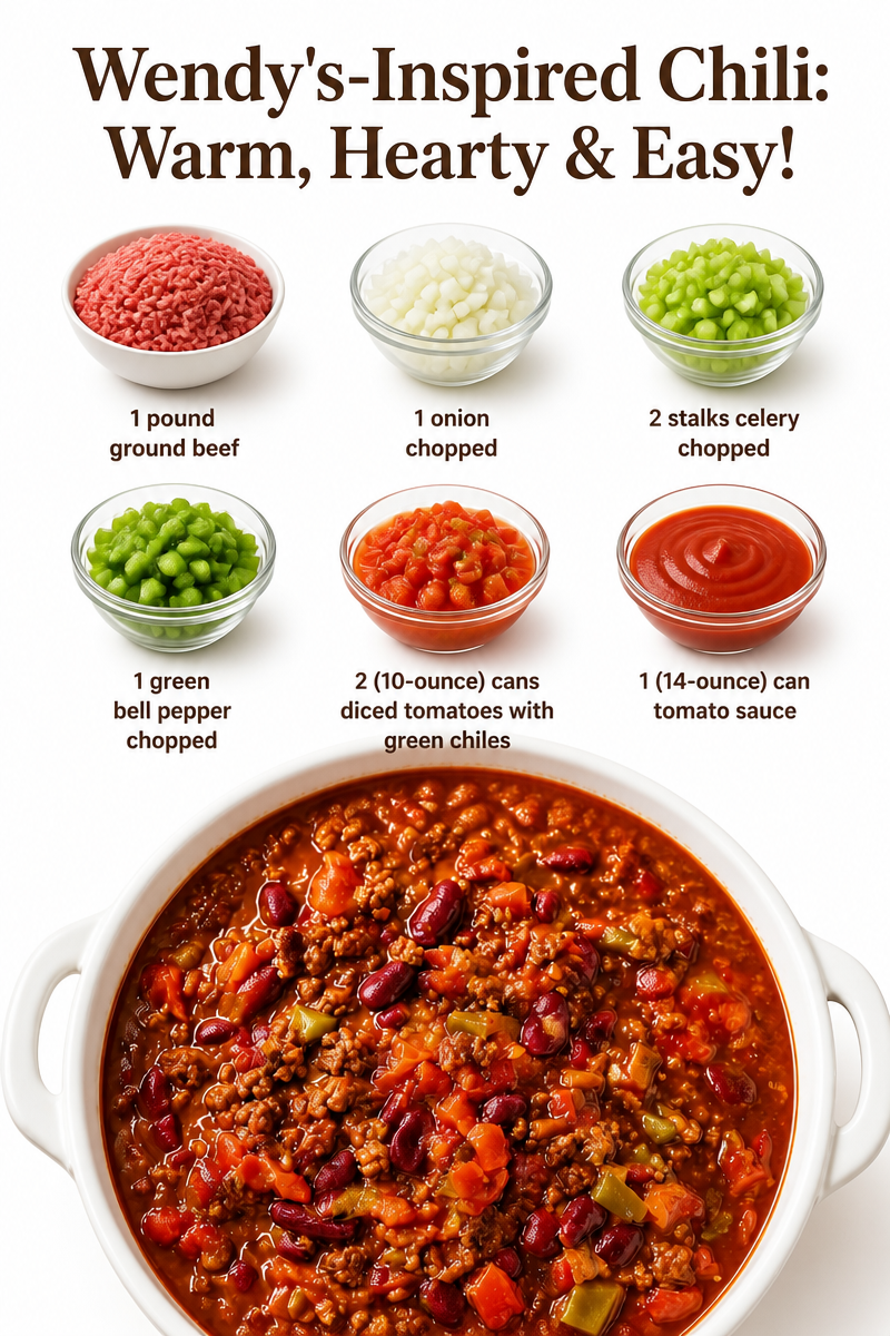 Wendy's-Inspired Chili: Warm, Hearty & Easy!