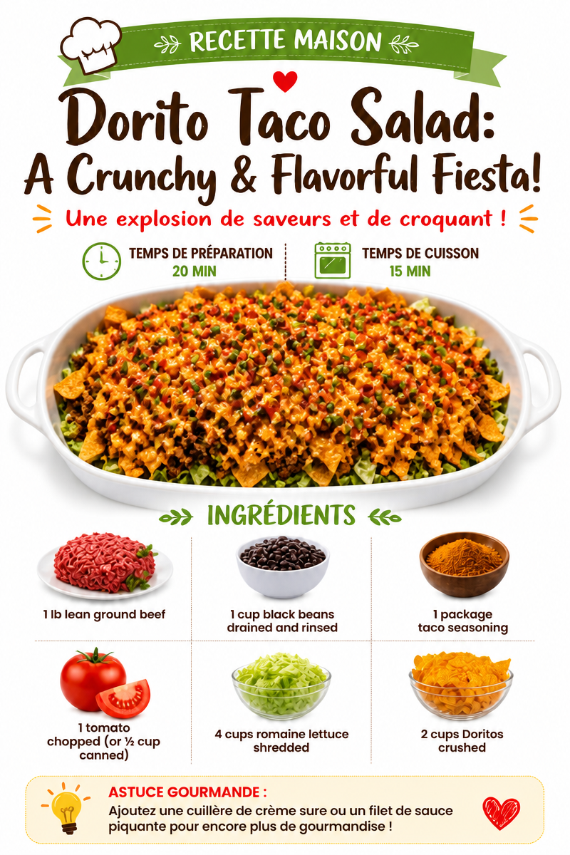 Dorito Taco Salad: A Crunchy & Flavorful Fiesta!