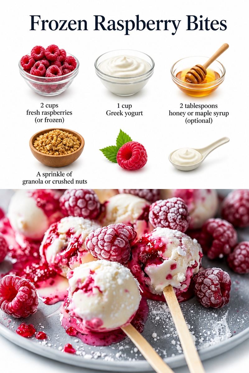 Frozen Raspberry Bites