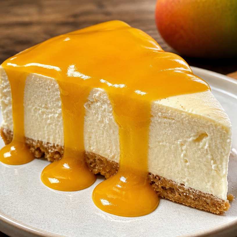 Cheesecake Léger aux Saveurs Exotiques