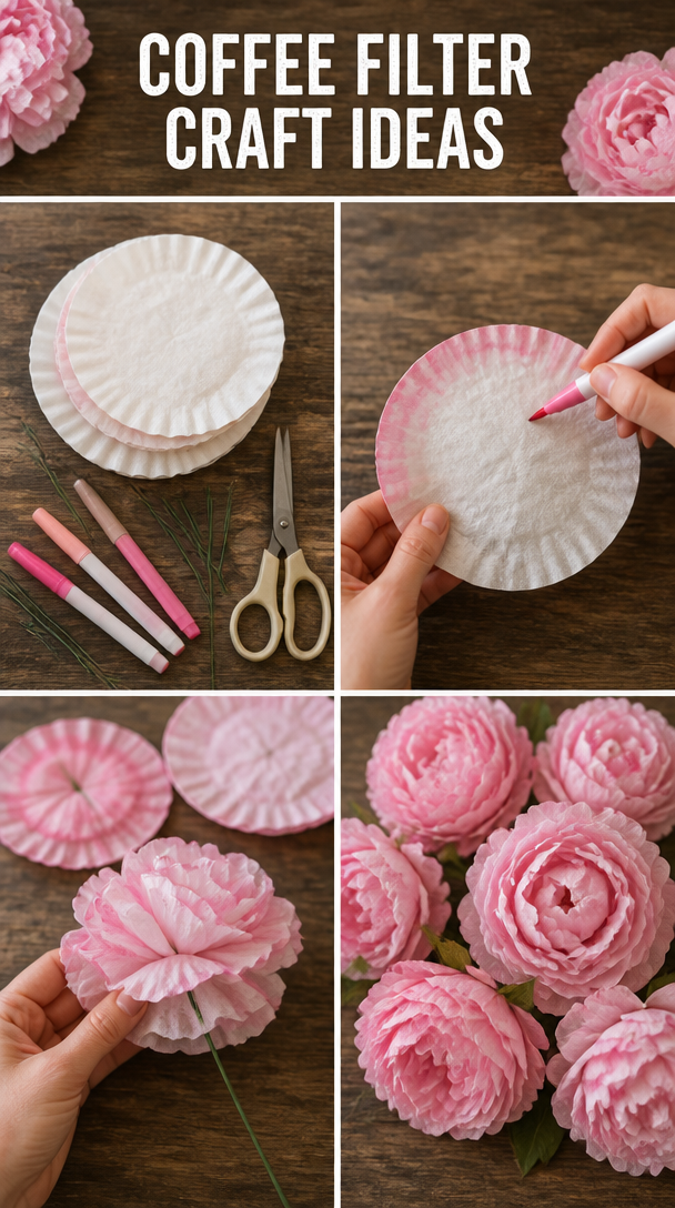 Coffee Filter Craft Ideas