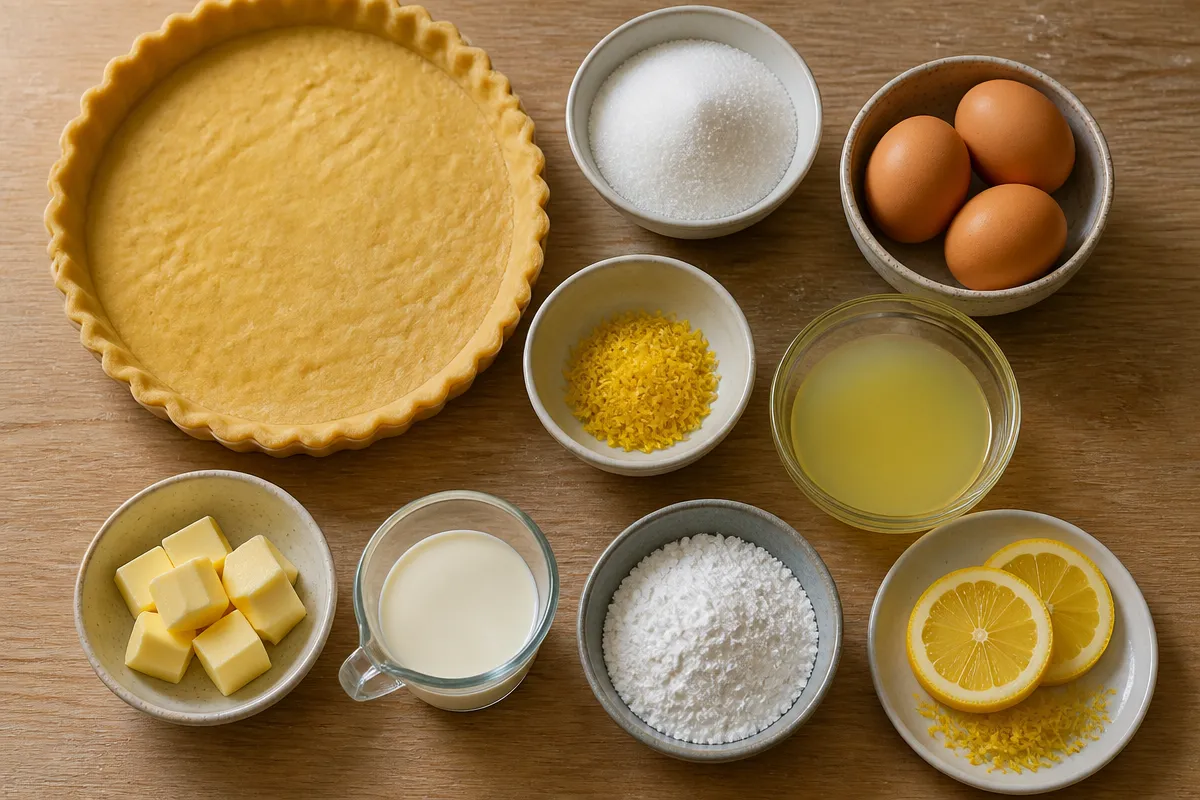 Cozy French Lemon Cream Tart