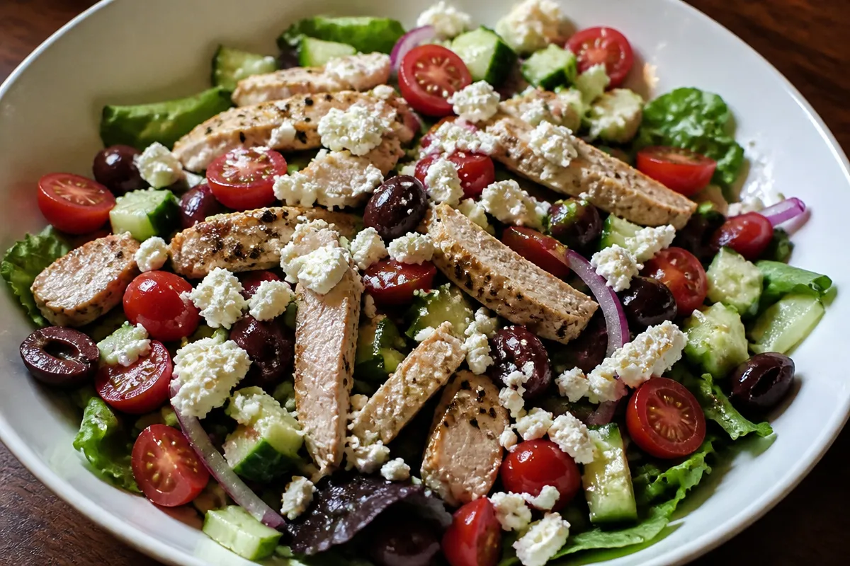 Mediterranean Diet Greek Cobb Salad