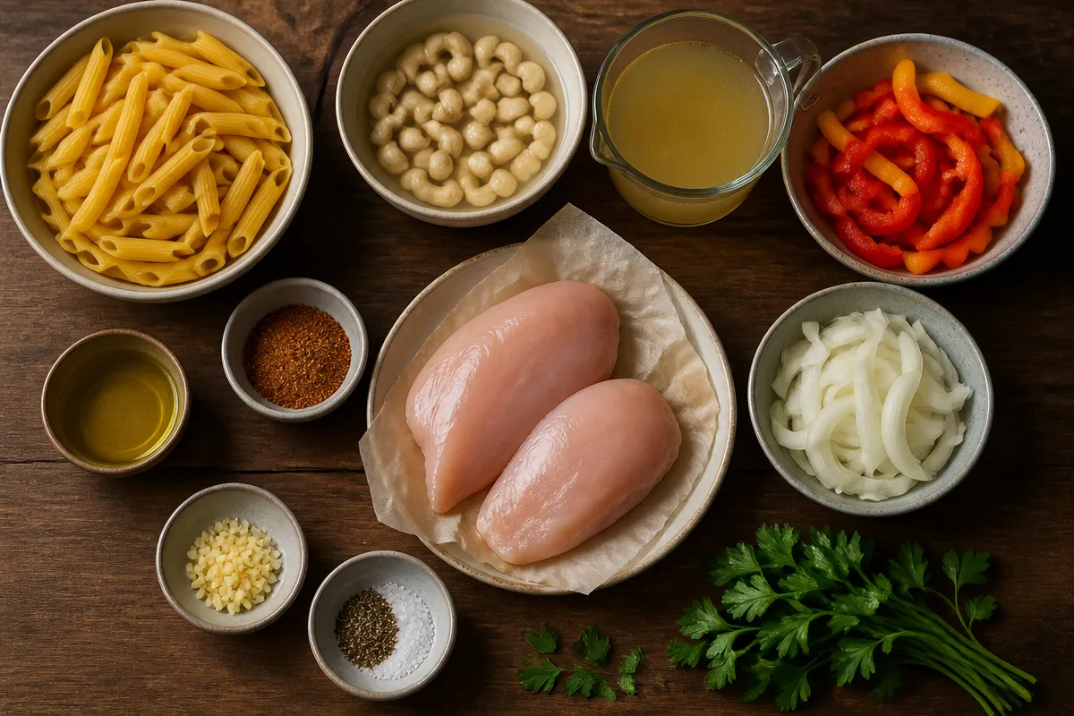 Cashew Cream Cajun Chicken Pasta - Dairy Free